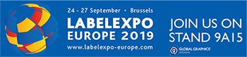 Join us on stand 9A15 at Labelexpo2019