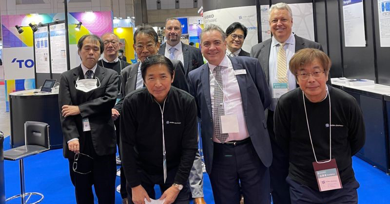 The team from the Global Graphics office in Japan join colleagues at the IGAS exhibition in Tokyo last year. 